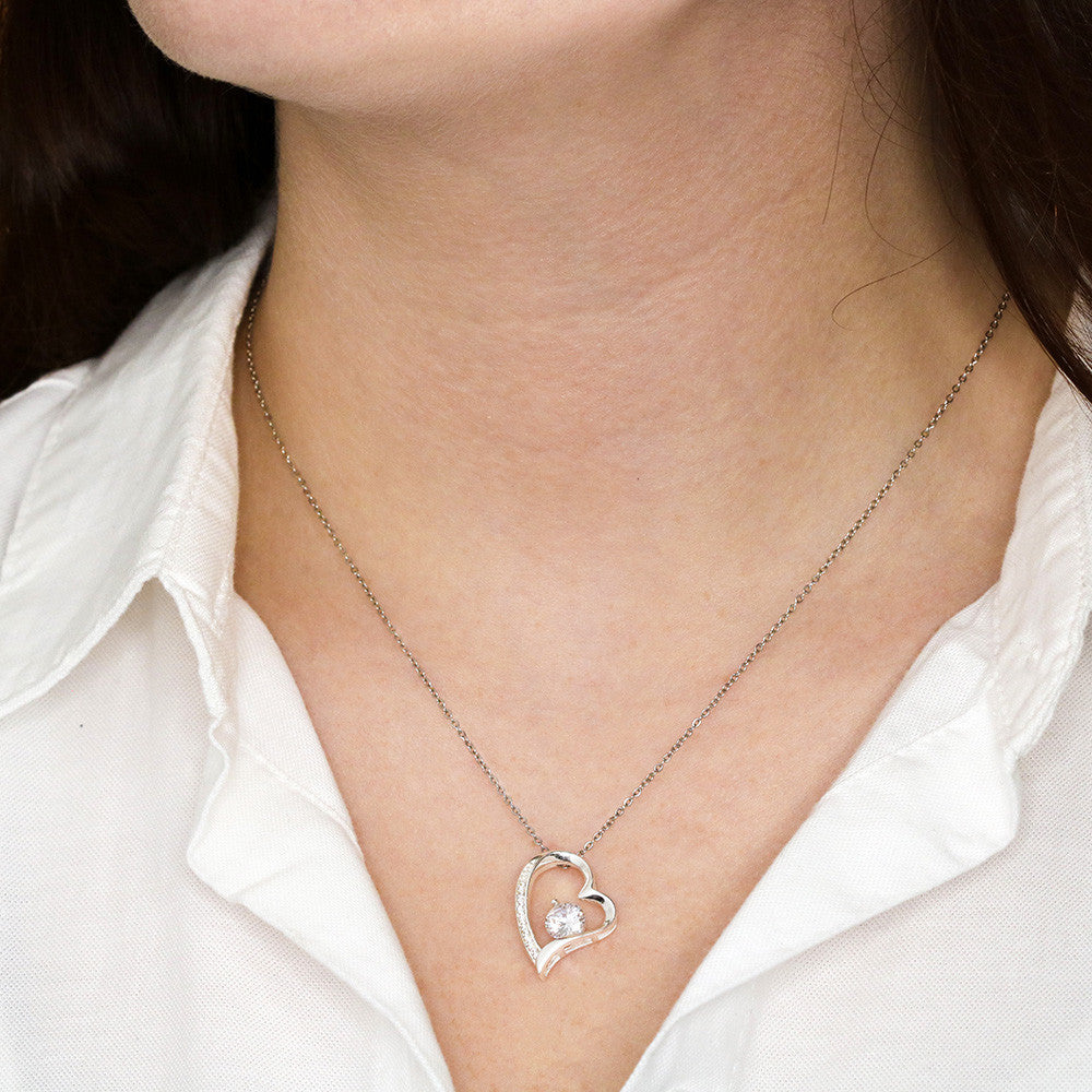 To My Soulmate - The Day I Met You Heart Necklace with Message Card