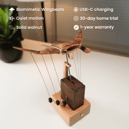Handcrafted Wooden Manta Ray